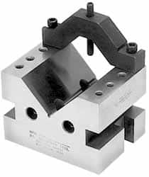 Suburban Tool - 4-3/8" Max Capacity, 90° Angle, Hardened Steel V-Block - 6" Long x 6" Wide x 4" High, Sold as Matched Pair - Makers Industrial Supply