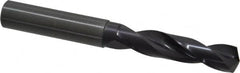 Guhring - 7/16" 140° Spiral Flute Solid Carbide Screw Machine Drill Bit - FIREX Finish, Right Hand Cut, 55mm Flute Length, 102mm OAL, SU Point, Straight Shank - Makers Industrial Supply