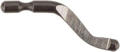 Shaviv - B10 Right-Handed High Speed Steel Deburring Swivel Blade - Use on Hole Edge & Straight Edge Surfaces, Adjustable - Makers Industrial Supply