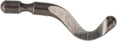 Shaviv - B30 Right-Handed High Speed Steel Deburring Swivel Blade - Use on Cross Hole Surfaces, Adjustable - Makers Industrial Supply