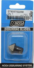 Noga - C20 Bi-Directional High Speed Steel Deburring Swivel Blade - Use on Hole Edge Surfaces - Makers Industrial Supply