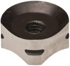 Noga - N80K M42 Bi-Directional High Speed Steel Deburring Swivel Blade - Round Blade Cross Section, Use on Slot/Keyway Surfaces, Reversible - Makers Industrial Supply