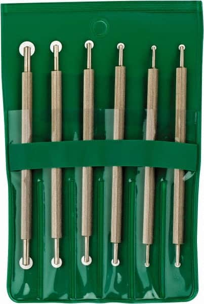 Value Collection - 6 Piece High Speed Steel Blade Hand Deburring Tool Set - For Hole Edge, Straight Edge - Makers Industrial Supply