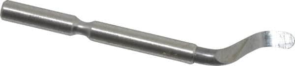 Shaviv - E100C Right-Handed Carbide Deburring Swivel Blade - Use on Hole Edge & Straight Edge Surfaces, Adjustable - Makers Industrial Supply