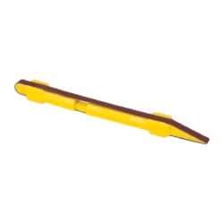 Lumberton Industries - 400 Grit Yellow Abrasive Belt Stick - 1/4 Inches Wide x 6 Inches Long - Makers Industrial Supply