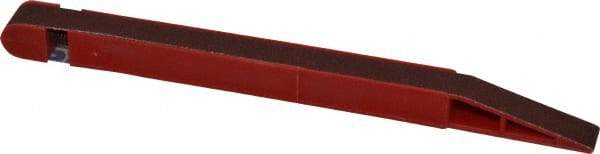 Lumberton Industries - 120 Grit Red Abrasive Belt Stick - 1/2 Inches Wide x 8 Inches Long - Makers Industrial Supply