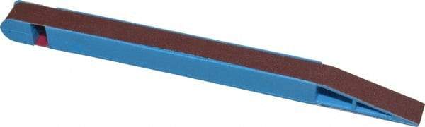 Lumberton Industries - 240 Grit Blue Abrasive Belt Stick - 1/2 Inches Wide x 8 Inches Long - Makers Industrial Supply