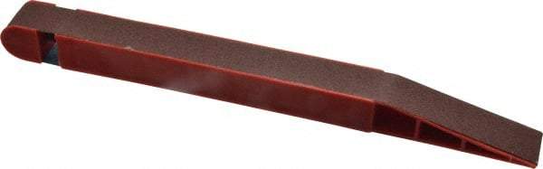 Lumberton Industries - 120 Grit Red Abrasive Belt Stick - 3/4 Inches Wide x 10 Inches Long - Makers Industrial Supply