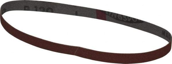 Lumberton Industries - 120 Grit Replacement Abrasive Belt - 1/2 Inches Wide x 8 Inches Long - Makers Industrial Supply