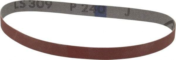 Lumberton Industries - 240 Grit Replacement Abrasive Belt - 1/2 Inches Wide x 8 Inches Long - Makers Industrial Supply