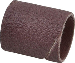 3M - 80 Grit Aluminum Oxide Coated Spiral Band - 3/4" Diam x 1" Wide, Medium Grade - Makers Industrial Supply