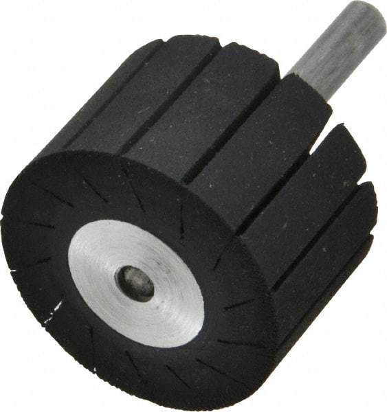 3M - 1" Wide x 1-1/2" Diam, Spiral Band Drum - 1/4" Shank Diam, 14,000 RPM - Makers Industrial Supply