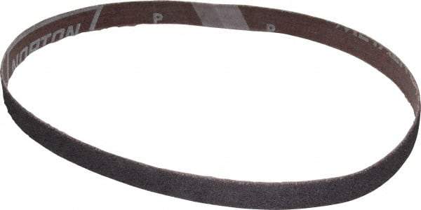 Norton - 1/2" Wide x 18" OAL, 40 Grit, Aluminum Oxide Abrasive Belt - Aluminum Oxide, Coarse, Coated, X Weighted Cloth Backing, Series R283 - Makers Industrial Supply