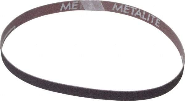 Norton - 1/2" Wide x 18" OAL, 60 Grit, Aluminum Oxide Abrasive Belt - Aluminum Oxide, Medium, Coated, X Weighted Cloth Backing, Series R283 - Makers Industrial Supply