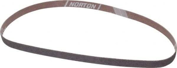 Norton - 1/2" Wide x 24" OAL, 40 Grit, Aluminum Oxide Abrasive Belt - Aluminum Oxide, Coarse, Coated, X Weighted Cloth Backing, Series R283 - Makers Industrial Supply