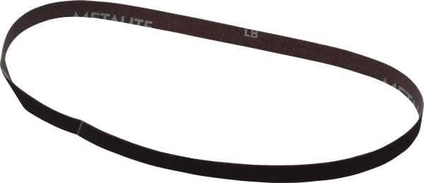 Norton - 1/2" Wide x 24" OAL, 120 Grit, Aluminum Oxide Abrasive Belt - Aluminum Oxide, Fine, Coated, X Weighted Cloth Backing, Series R283 - Makers Industrial Supply