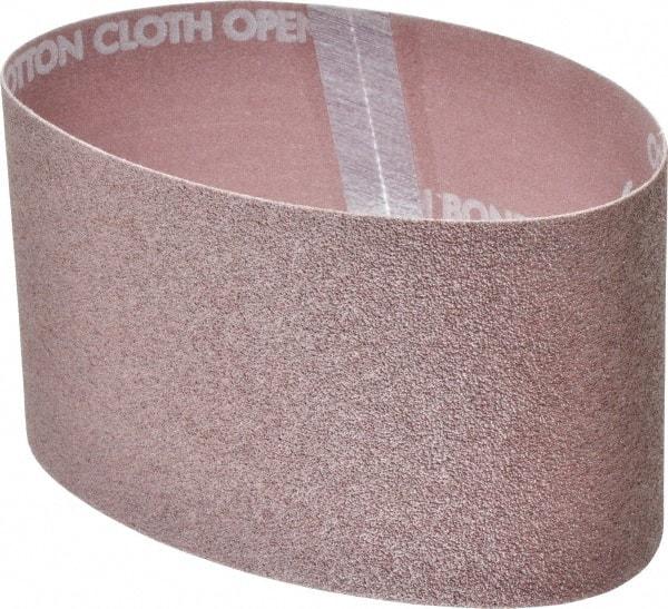 Norton - 3-1/2" Wide x 15-1/2" OAL, 60 Grit, Aluminum Oxide Abrasive Belt - Aluminum Oxide, Medium, Coated, X Weighted Cloth Backing, Series R228 - Makers Industrial Supply