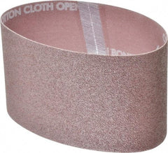 Norton - 3-1/2" Wide x 15-1/2" OAL, 60 Grit, Aluminum Oxide Abrasive Belt - Aluminum Oxide, Medium, Coated, X Weighted Cloth Backing, Series R228 - Makers Industrial Supply