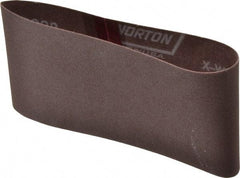 Norton - 3-1/2" Wide x 15-1/2" OAL, 150 Grit, Aluminum Oxide Abrasive Belt - Aluminum Oxide, Very Fine, Coated, Series R228 - Makers Industrial Supply