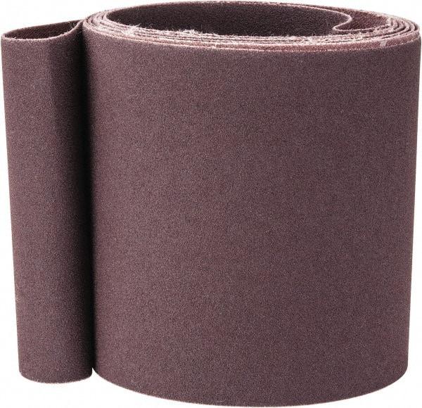 Norton - 4" Wide x 132" OAL, 120 Grit, Aluminum Oxide Abrasive Belt - Aluminum Oxide, Fine, Coated, X Weighted Cloth Backing, Series R228 - Makers Industrial Supply