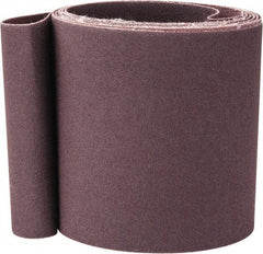 Norton - 4" Wide x 132" OAL, 120 Grit, Aluminum Oxide Abrasive Belt - Aluminum Oxide, Fine, Coated, X Weighted Cloth Backing, Series R228 - Makers Industrial Supply