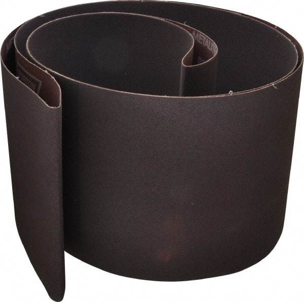 Norton - 8" Wide x 107" OAL, 100 Grit, Aluminum Oxide Abrasive Belt - Aluminum Oxide, Fine, Coated, X Weighted Cloth Backing, Series R228 - Makers Industrial Supply