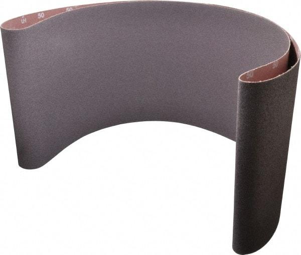 Norton - 10" Wide x 70-1/2" OAL, 50 Grit, Aluminum Oxide Abrasive Belt - Aluminum Oxide, Coarse, Coated, X Weighted Cloth Backing, Series R228 - Makers Industrial Supply