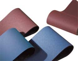 Norton - 37" Wide x 60" OAL, 150 Grit, Aluminum Oxide Abrasive Belt - Aluminum Oxide, Very Fine, Coated, X Weighted Cloth Backing, Series R215 - Makers Industrial Supply