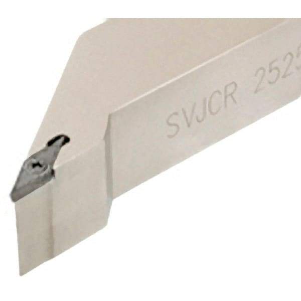 Iscar - SVJC, Right Hand Cut, 93° Lead Angle, 25mm Shank Height x 25mm Shank Width, Neutral Rake Indexable Turning Toolholder - 150mm OAL, VC..1604.. Insert Compatibility, Series Isoturn - Makers Industrial Supply