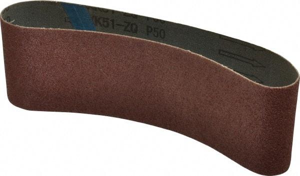 Tru-Maxx - 3" Wide x 21" OAL, 50 Grit, Aluminum Oxide Abrasive Belt - Aluminum Oxide, Coarse, Coated - Makers Industrial Supply