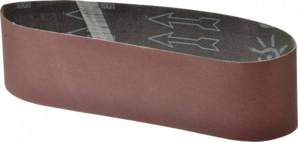 Tru-Maxx - 3" Wide x 24" OAL, 240 Grit, Aluminum Oxide Abrasive Belt - Aluminum Oxide, Very Fine, Coated, X Weighted Cloth Backing - Makers Industrial Supply