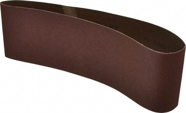 Tru-Maxx - 4" Wide x 24" OAL, 150 Grit, Aluminum Oxide Abrasive Belt - Aluminum Oxide, Very Fine, Coated - Makers Industrial Supply