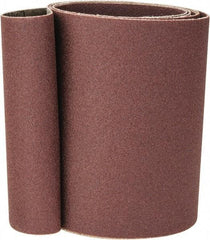 Tru-Maxx - 4" Wide x 54" OAL, 180 Grit, Aluminum Oxide Abrasive Belt - Aluminum Oxide, Very Fine, Coated, X Weighted Cloth Backing - Makers Industrial Supply