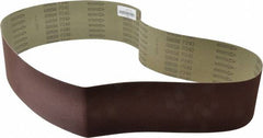 Tru-Maxx - 4" Wide x 54" OAL, 240 Grit, Aluminum Oxide Abrasive Belt - Aluminum Oxide, Very Fine, Coated, X Weighted Cloth Backing - Makers Industrial Supply