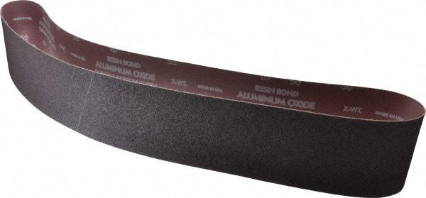 Norton - 4" Wide x 54" OAL, 50 Grit, Aluminum Oxide Abrasive Belt - Aluminum Oxide, Coarse, Coated, X Weighted Cloth Backing, Series R228 - Makers Industrial Supply