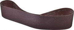 Norton - 4" Wide x 54" OAL, 60 Grit, Aluminum Oxide Abrasive Belt - Aluminum Oxide, Medium, Coated, X Weighted Cloth Backing, Series R228 - Makers Industrial Supply