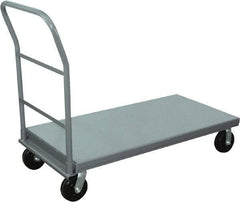 Jamco - 3,000 Lb Capacity Steel Platform Truck - 24" OAW, Phenolic Casters - Makers Industrial Supply