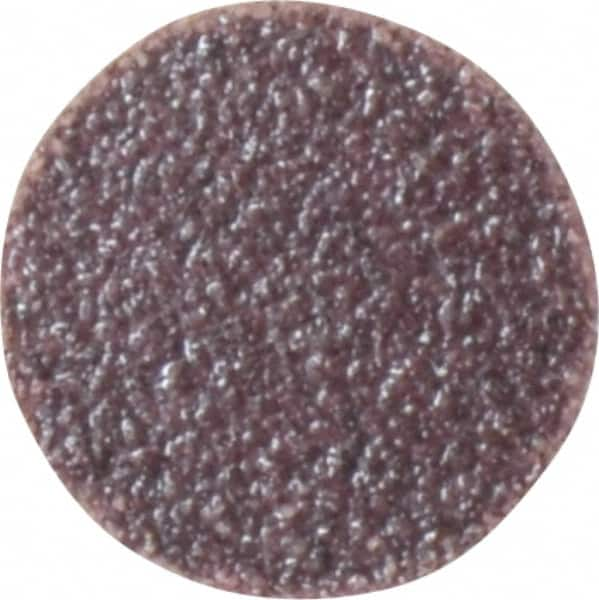 Made in USA - 1/2" Diam, 100 Grit Aluminum Oxide Adhesive PSA Disc - Fine Grade, X Weighted Cloth Backing, For Low Speed Dual-Action Sanders, Random Orbital Sanders - Makers Industrial Supply