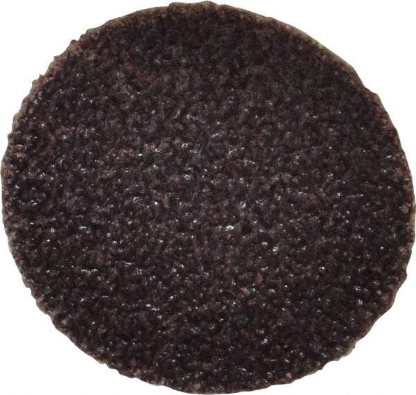 Made in USA - 1" Diam, 60 Grit Aluminum Oxide Adhesive PSA Disc - Medium Grade, Cloth Backing, For Low Speed Dual-Action Sanders, Random Orbital Sanders - Makers Industrial Supply