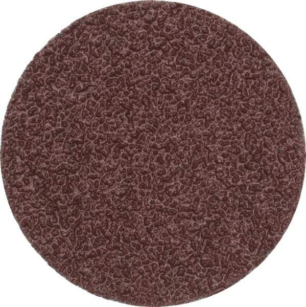 Made in USA - 3" Diam, 24 Grit Aluminum Oxide Adhesive PSA Disc - Very Coarse Grade, X Weighted Cloth Backing, For Low Speed Dual-Action Sanders, Random Orbital Sanders - Makers Industrial Supply