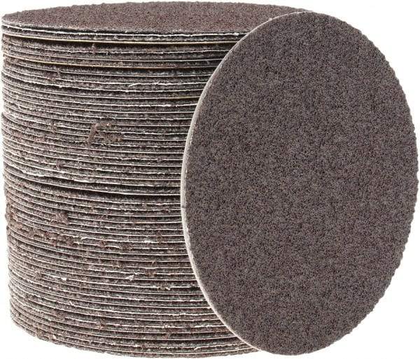 Made in USA - 3" Diam, 50 Grit Aluminum Oxide Adhesive PSA Disc - Coarse Grade, X Weighted Cloth Backing, For Low Speed Dual-Action Sanders, Random Orbital Sanders - Makers Industrial Supply