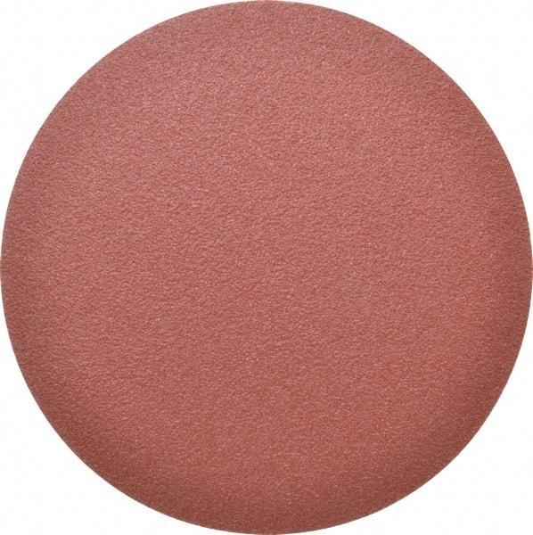 Made in USA - 8" Diam, 50 Grit Aluminum Oxide Adhesive PSA Disc - Coarse Grade, X Weighted Cloth Backing, For Low Speed Dual-Action Sanders, Random Orbital Sanders - Makers Industrial Supply