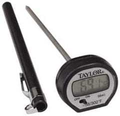 Taylor - -40 to 302°F Pocket Digital Thermometer - LCD Display, 1.5 Volts - Makers Industrial Supply