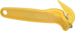 PHC - Fixed Film Cutter - Yellow Plastic Handle, 1 Blade Included - Makers Industrial Supply