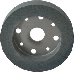 Norton - 6" Diam, 4" Hole Size, 1" Overall Thickness, 100 Grit, Type 2 Tool & Cutter Grinding Wheel - Fine Grade, Silicon Carbide, I Hardness, Vitrified Bond, 3,600 RPM - Makers Industrial Supply