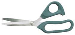 Clauss - 3-1/2" LOC, 9" OAL Stainless Steel Standard Shears - Ambidextrous, Offset Handle, For General Purpose Use - Makers Industrial Supply