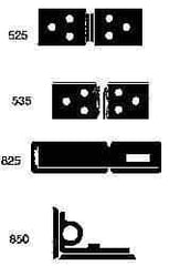 American Lock - 8-1/2" Long x 4-1/2" Wide, Lock Hasp - Hardened Steel - Makers Industrial Supply