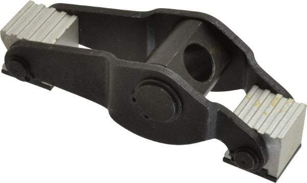 Gibraltar - 1/2" Stud, 2.13" Max Clamping Height, Steel, Adjustable & Self-Positioning Strap Clamp - 4.55" Long, 1-1/2" Wide, 1-1/2" High, 2.36" Heel to Stud Center - Makers Industrial Supply