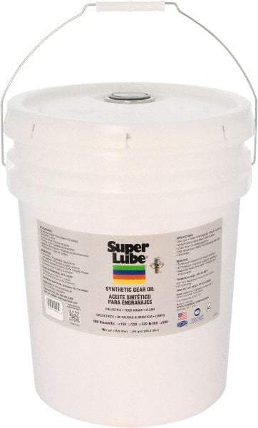 Synco Chemical - 5 Gal Pail, Synthetic Gear Oil - -45°F to 450°F, ISO 460 - Makers Industrial Supply