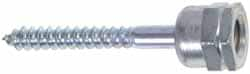 ITW Buildex - 3/8" Zinc-Plated Steel Vertical (End Drilled) Mount Threaded Rod Anchor - 5/8" Diam x 3" Long, 2,060 Lb Ultimate Pullout, For Use with Wood - Makers Industrial Supply